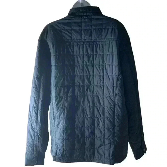 Eddie Bauer Quilted Puff Jacket Women's Size Medium Front Snap Button Pockets - Picture 4 of 10
